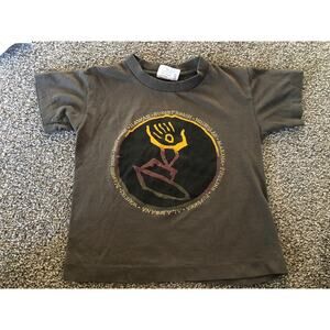 VTG Child 90s Single Stitch Hawaii Surfing T-Shirt Surf Size 6-8 USA Brown. B1